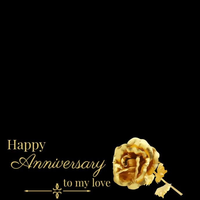 Happy anniversary ,love you template Instagram Post