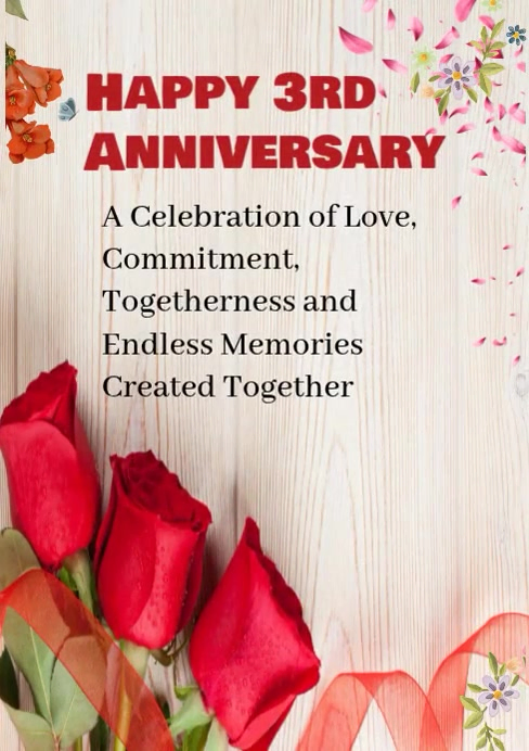 Happy Anniversary Card post Template | PosterMyWall