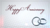 Happy anniversary Tampilan Digital (16:9) template