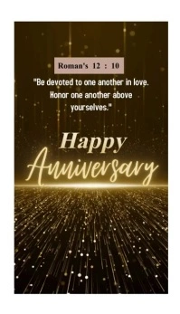 Happy anniversary Business Card template