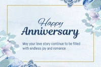 happy anniversary Label template