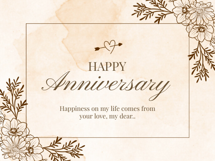 Happy Anniversary Template PosterMyWall