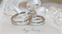 Happy anniversary Digital Display (16:9) template