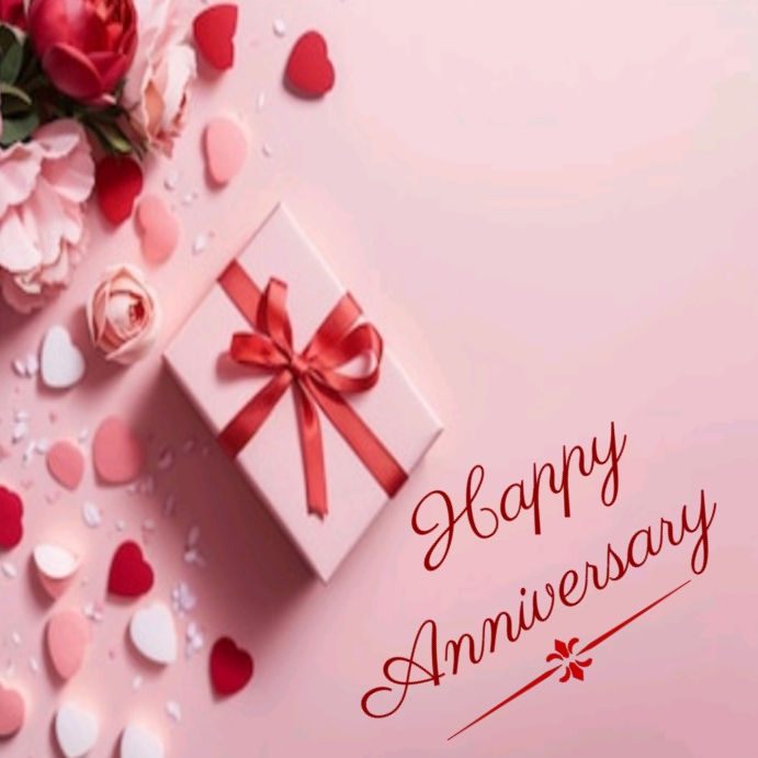 Happy anniversary Instagram post Template PosterMyWall
