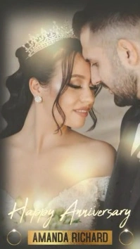 happy anniversary instagram story post template