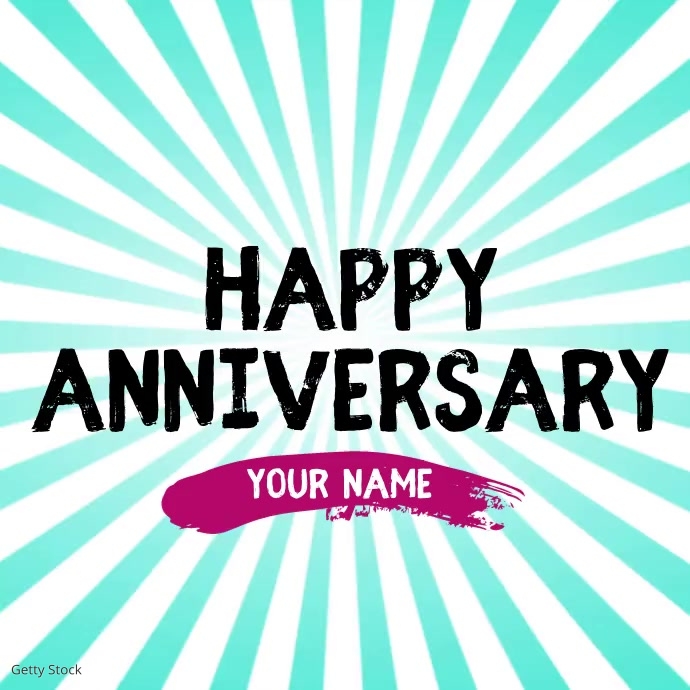 happy anniversary instagram video Template PosterMyWall