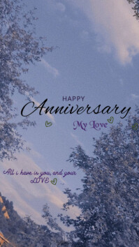 Happy Anniversary poster Indaba yaku-Instagram template