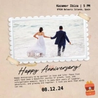 Happy Anniversary Square Slideshow - Template