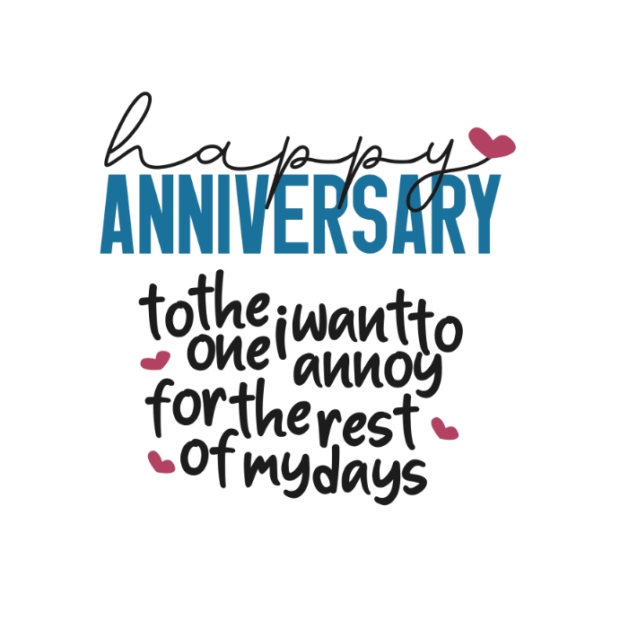 Happy Anniversary Sticker Template PosterMyWall