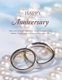 Happy anniversary template 2025 Flyer (US Letter)