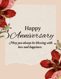 Happy Anniversary template 2025 Iflaya (Incwadi ye-US)