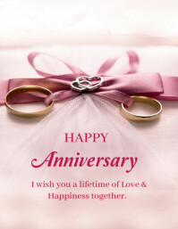 Happy anniversary template 2025 Flyer (US Letter)