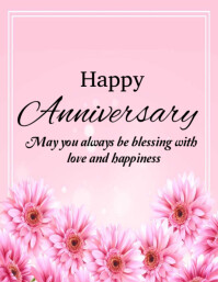 Happy Anniversary template 2025 Flyer (US Letter)