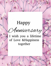 Happy Anniversary template 2025 Flyer (US Letter)