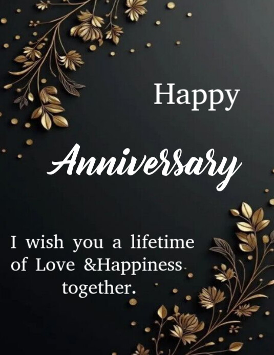Happy Anniversary template 2025 Flyer (US Letter)