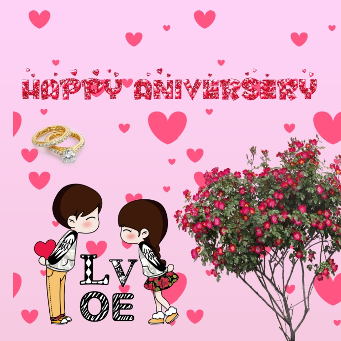 Copy of Happy anniversary | PosterMyWall