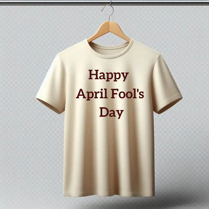 Happy April Fool's Day Poster/Mockup template