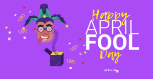 Happy April Fool Day Video Greeting Card Immagine condivisa di Facebook template