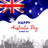 happy australia day Wpis na Instagrama template