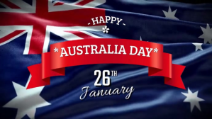 happy australia day Digitalt display (16:9) template