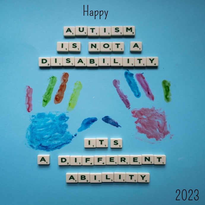 Happy Autism Awareness month Instagram post Template PosterMyWall