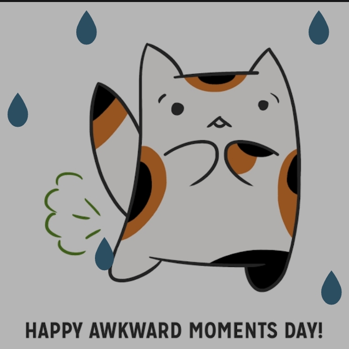 Awkward Happy Happy awkward moment day Template | PosterMyWall