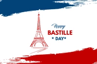 Happy Bastille day Ishidi elingu 4' × 6' template