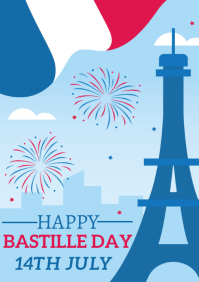 BASTILLE DAY Template | PosterMyWall