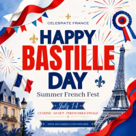 Happy Bastille Day Pos Instagram template