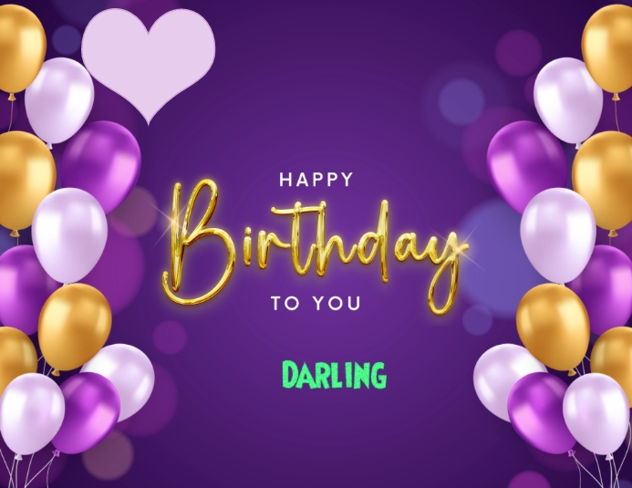 Happy birhday poster Flyer (US Letter) template