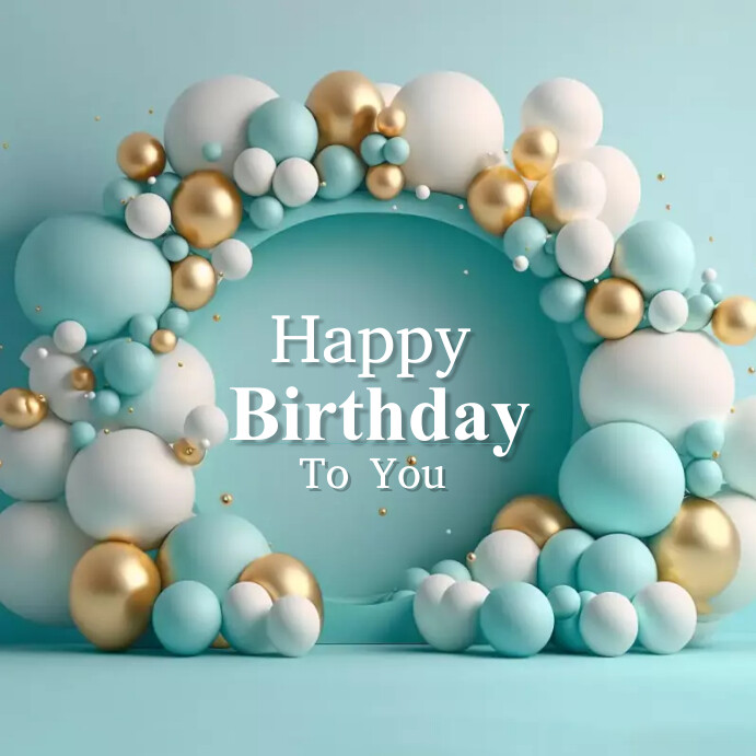 HAPPY BIRTH DAY Instagram Post template