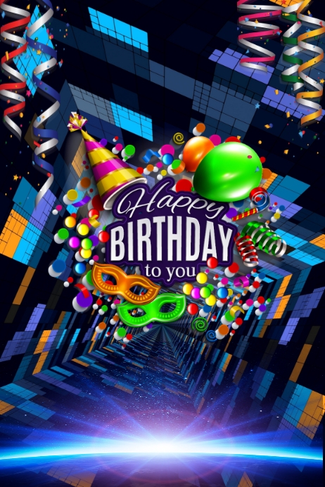 Happy Birthday (1) Template | PosterMyWall