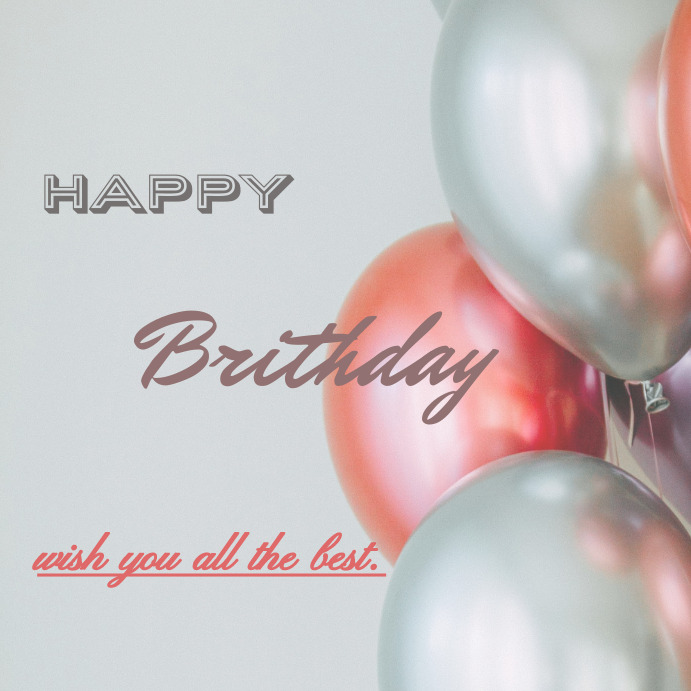 Happy Birthday , Selamat Ulang Tahun Instagram Post template