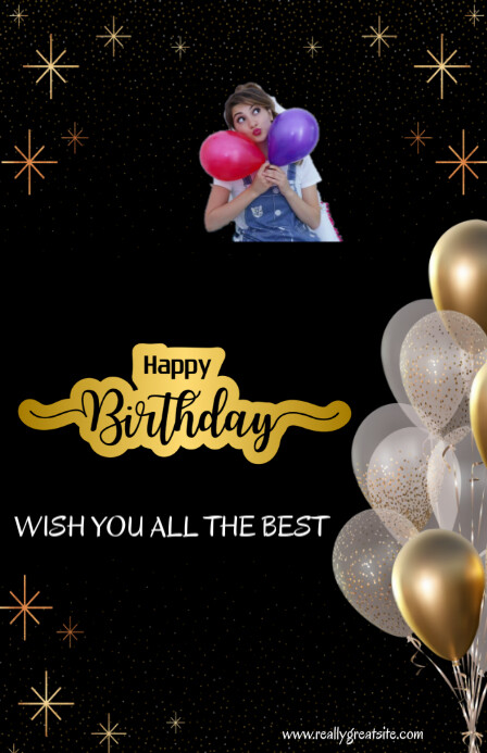 Happy Birthday 2024 Tabloid template
