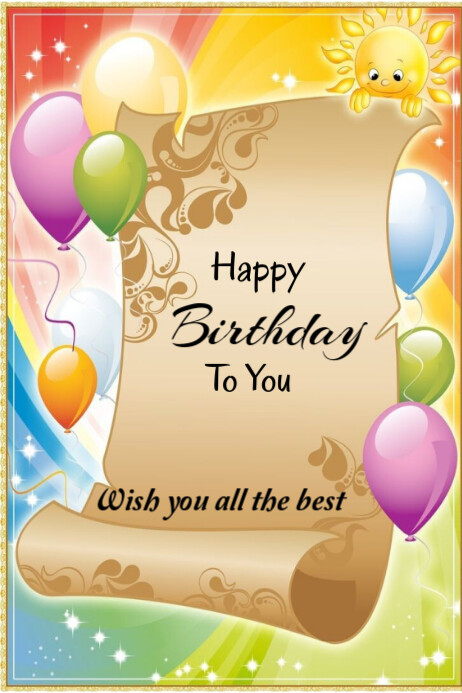 Copy of Happy birthday 2025 | PosterMyWall
