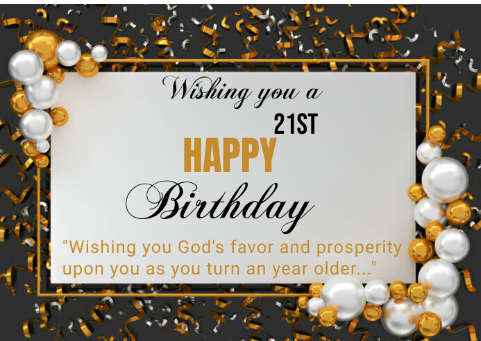 Happy birthday ad design Poskaart template