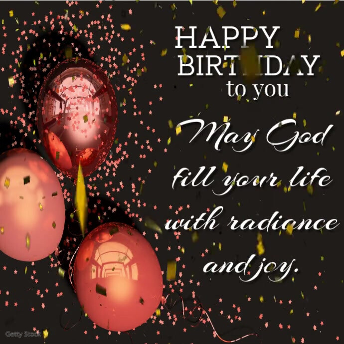 Happy Birthday Animated Video Template | PosterMyWall