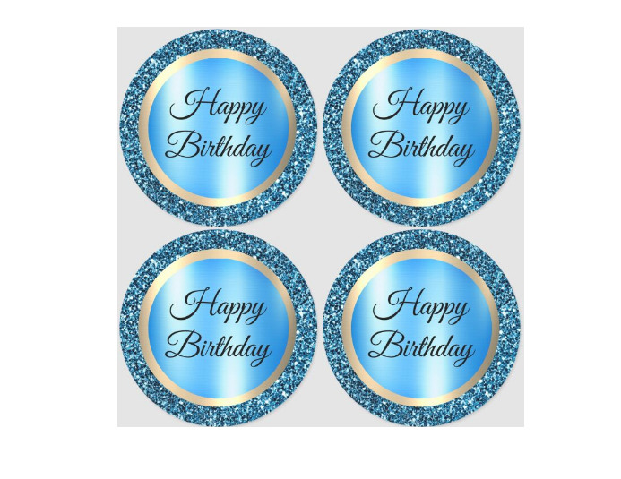 Happy Birthday Cake Topper Template | PosterMyWall happy-birthday-cake-topper-template-postermywall