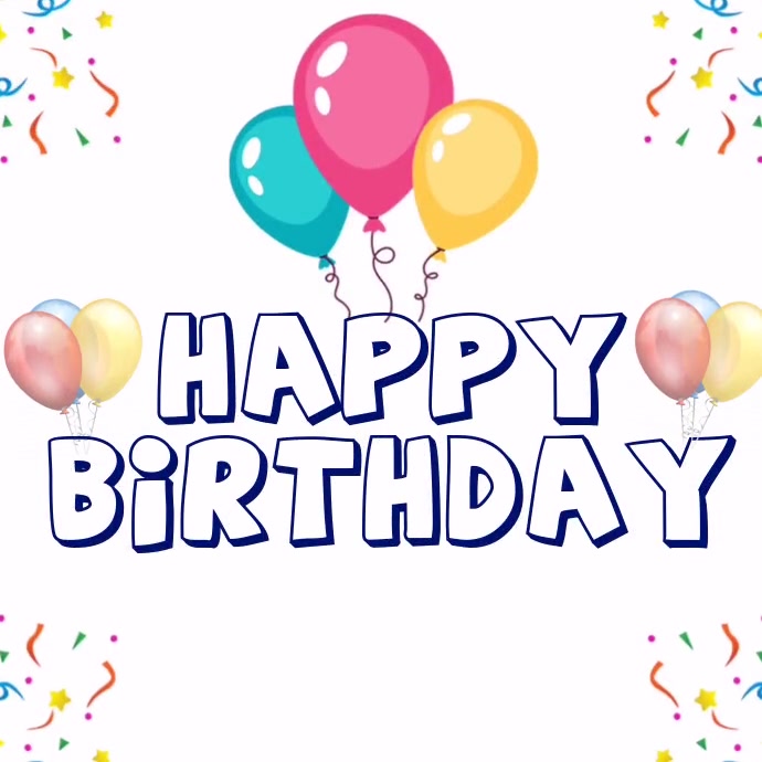 Sjabloon Gelukkige Verjaardagskaart Online Social Media Postermywall Online Verjaardagskaart
