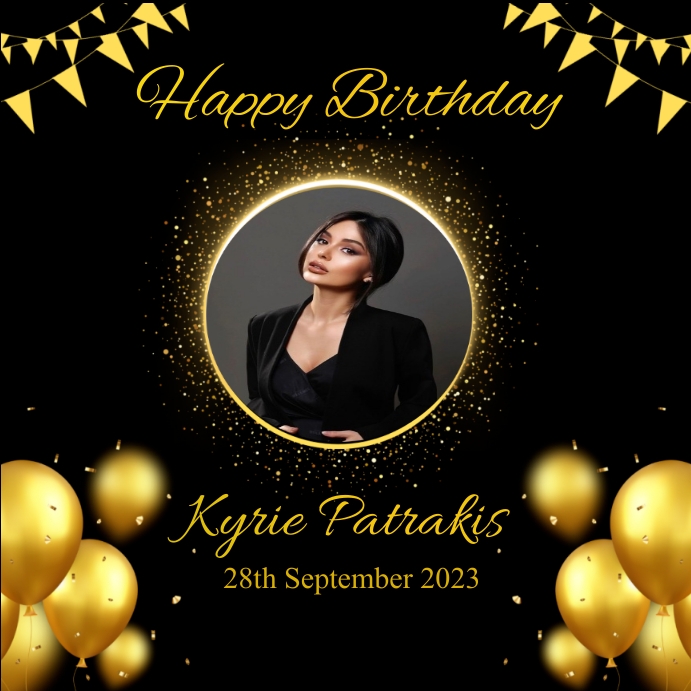 Happy birthday card poster Template | PosterMyWall