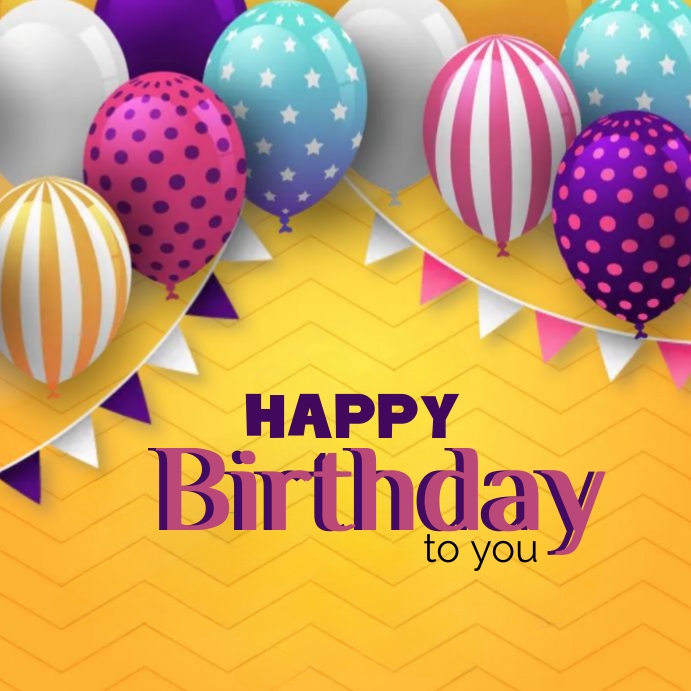 happy birthday celebration Template | PosterMyWall