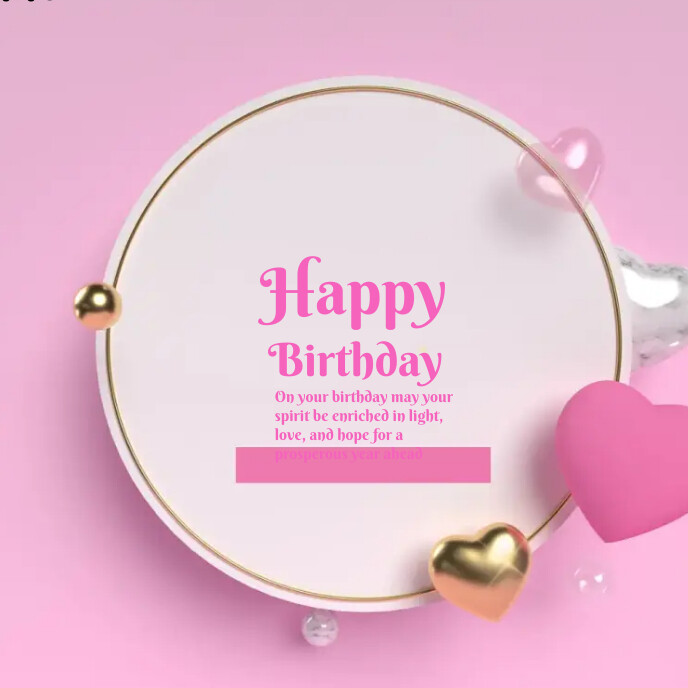 Happy Birthday code Sampul Album template