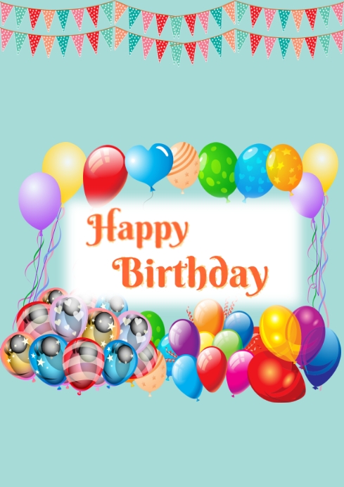 Happy Birthday Template PosterMyWall