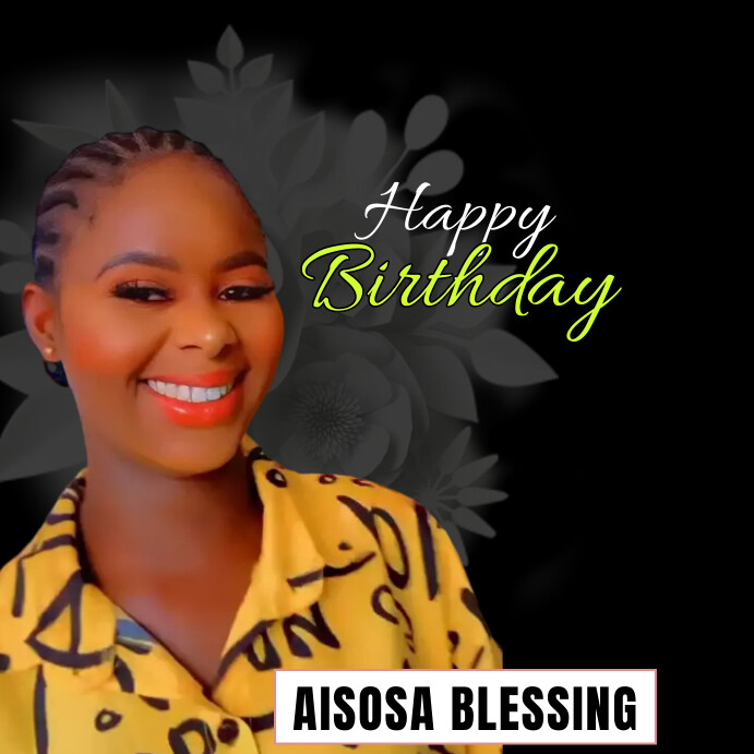 Modèle HAPPY BIRTHDAY | PosterMyWall