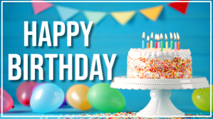 Azul Birthday Celebration YouTube Thumbnail Template