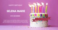 Happy birthday Facebook Shared Image template