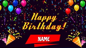 Happy Birthday Twitter 帖子 template