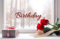 Happy Birthday Poster template