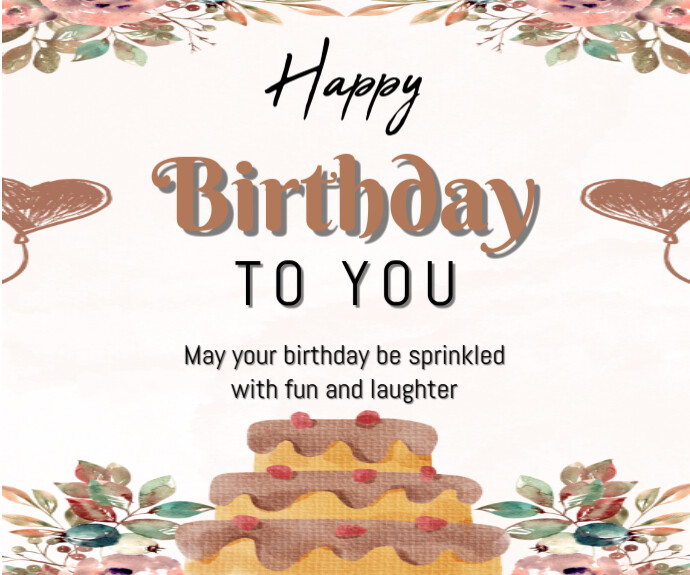 happy birthday Template | PosterMyWall