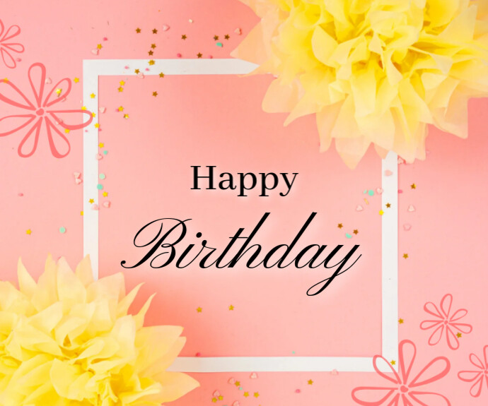 Happy Birthday Template | PosterMyWall